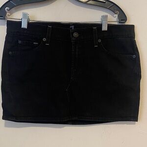 7 For ALL Mankind Demin Mini Skirt